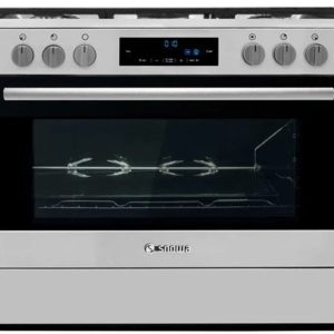 اجاق گاز اسنوا آدرینا پرو بدون شیشه 5 شعله نما استیل مدل SGC5-31111